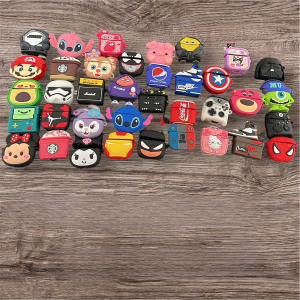 Vista 2 de FORRO para airpods serie 4 - DISEÑO: IRONMAN